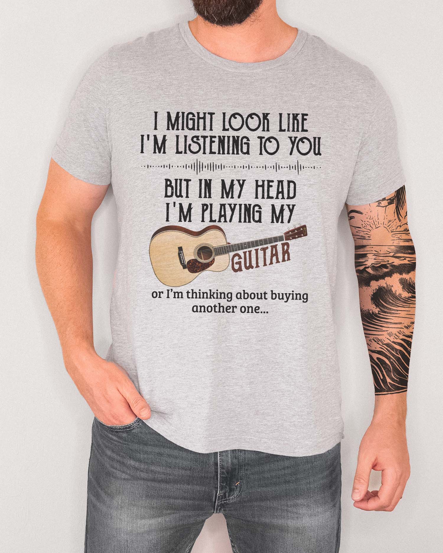 Playing Guitar in My Head Tee