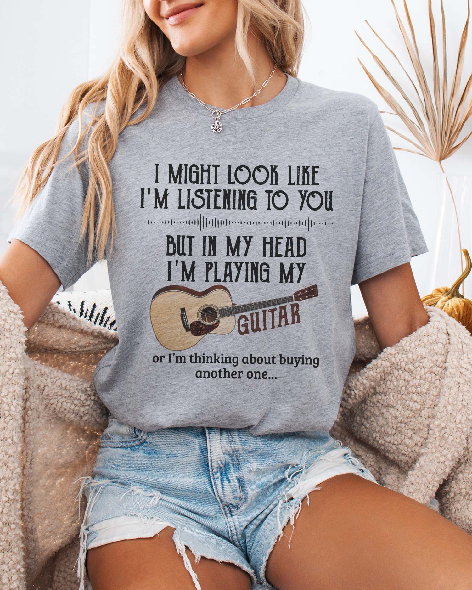 Playing Guitar in My Head Tee