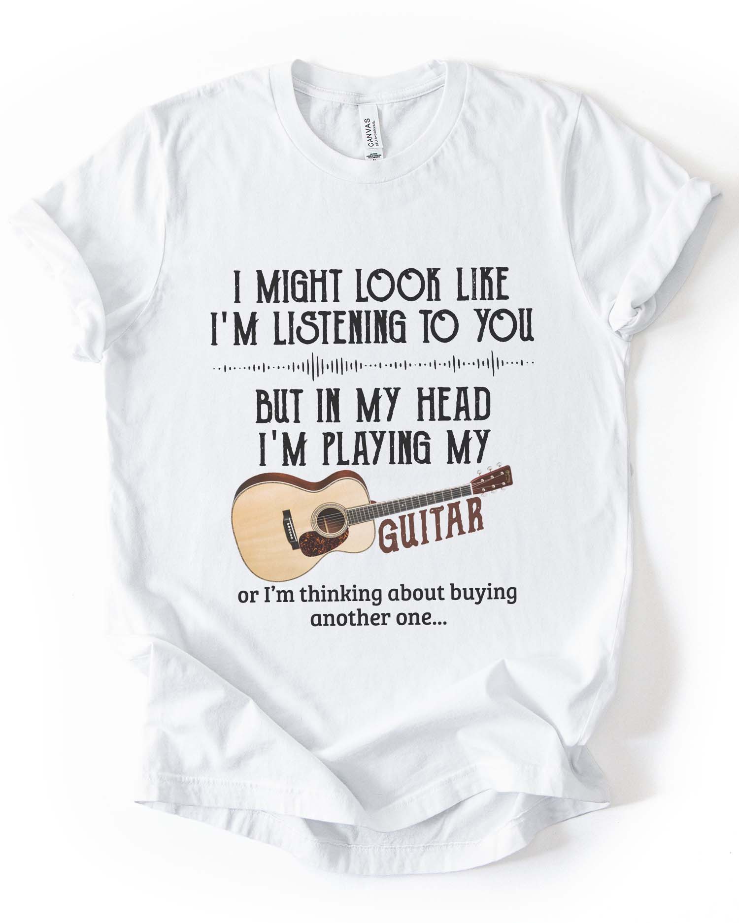 Playing Guitar in My Head Tee