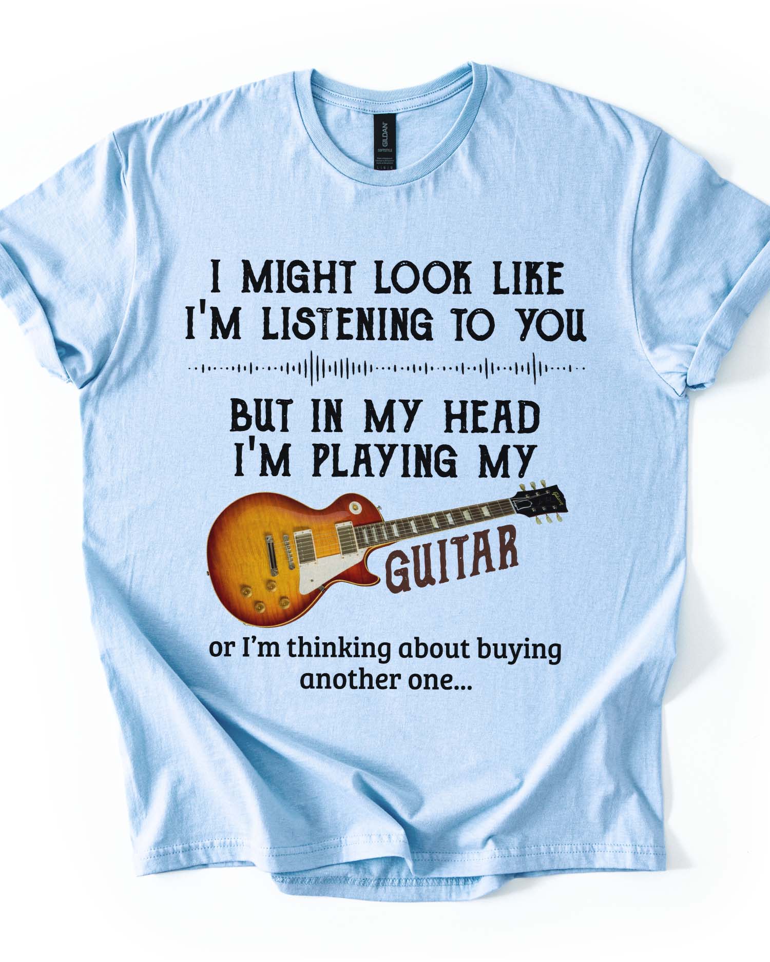 In My Head I'm Playing Guitar Tee