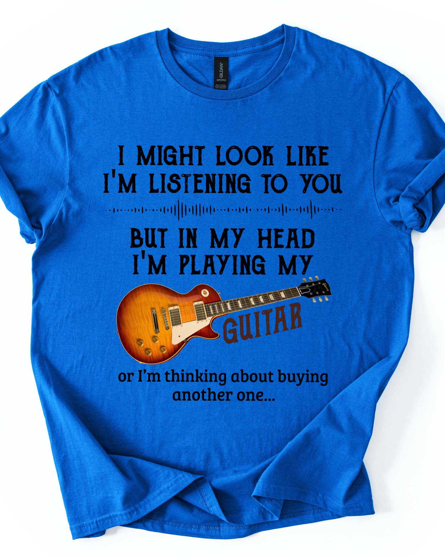 In My Head I'm Playing Guitar Tee