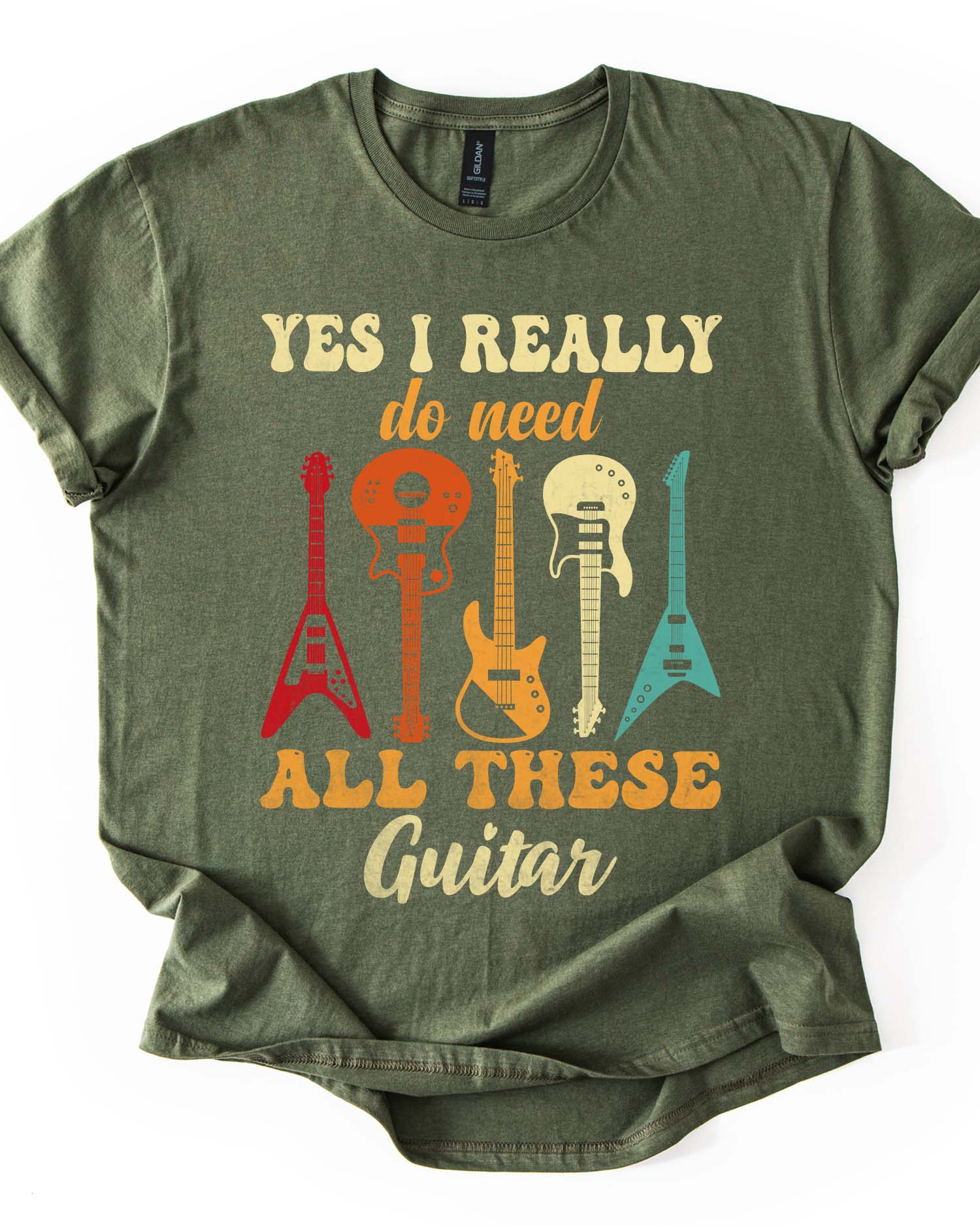 Yes I Really Do Need All There Guitar T-shirt