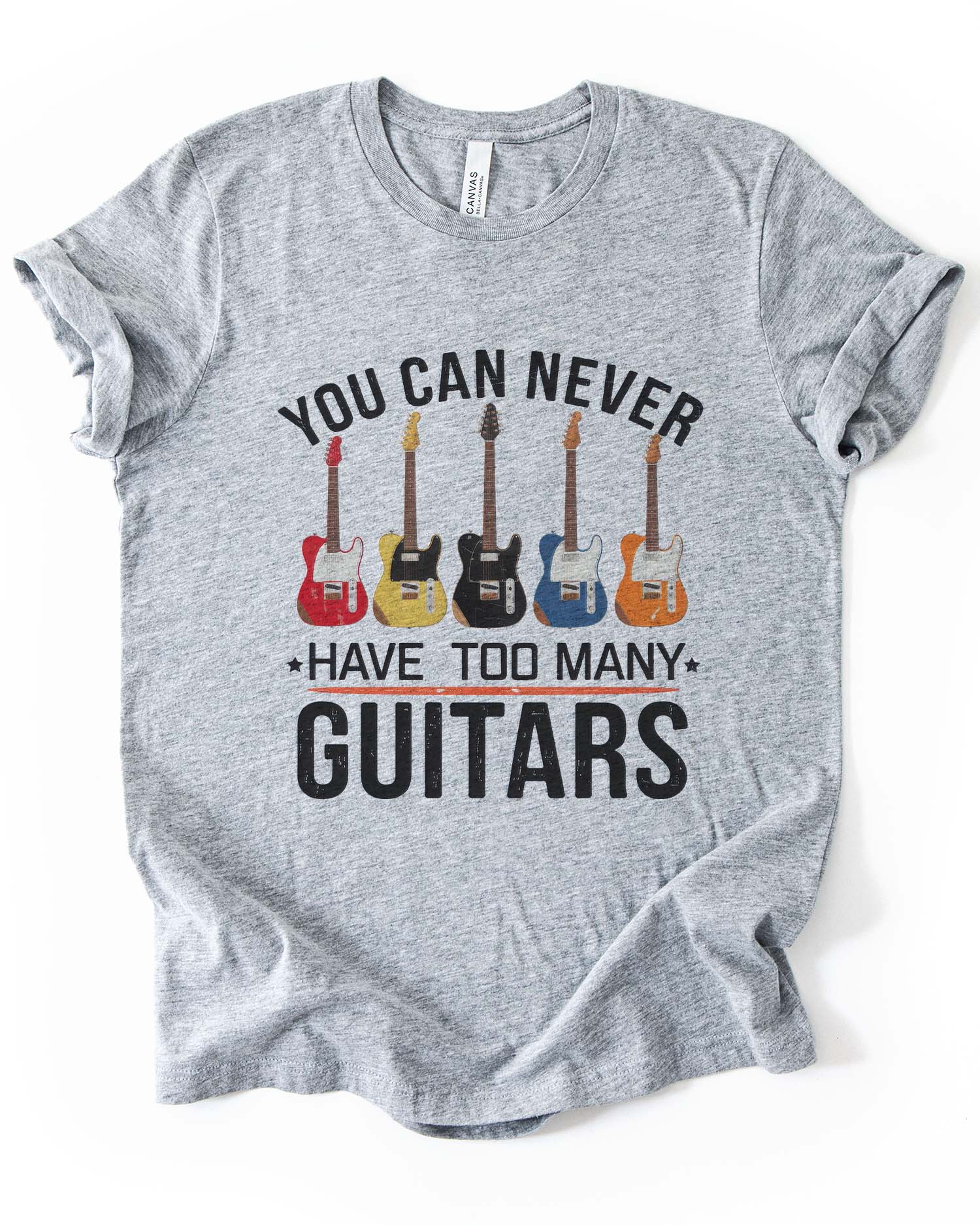 "Never Too Many" Guitar Tee