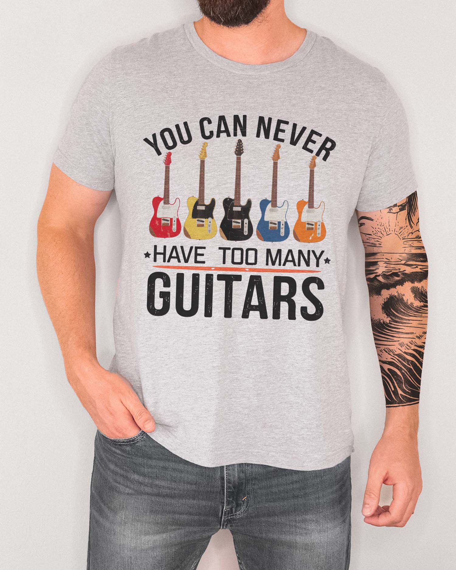 "Never Too Many" Guitar Tee