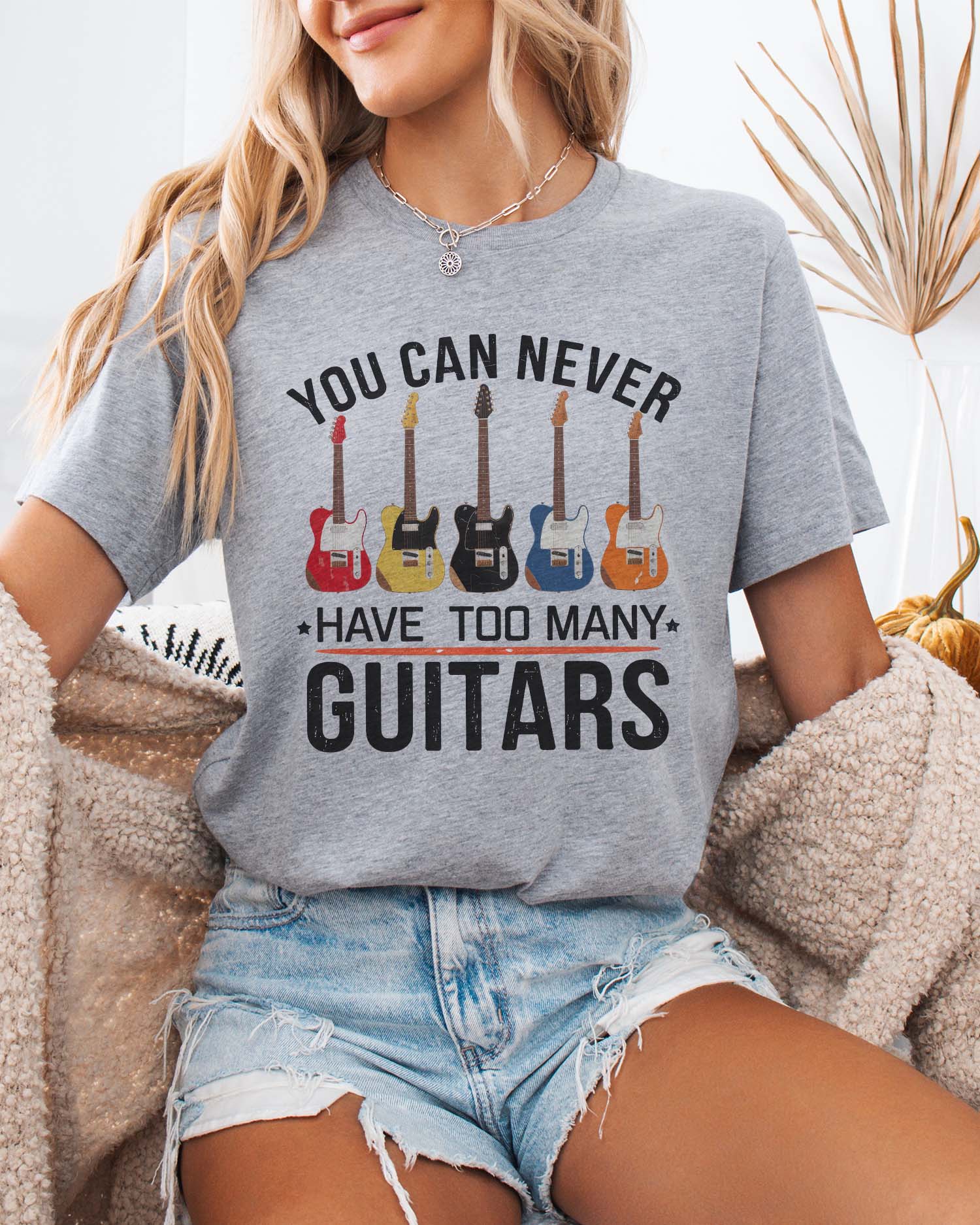 "Never Too Many" Guitar Tee