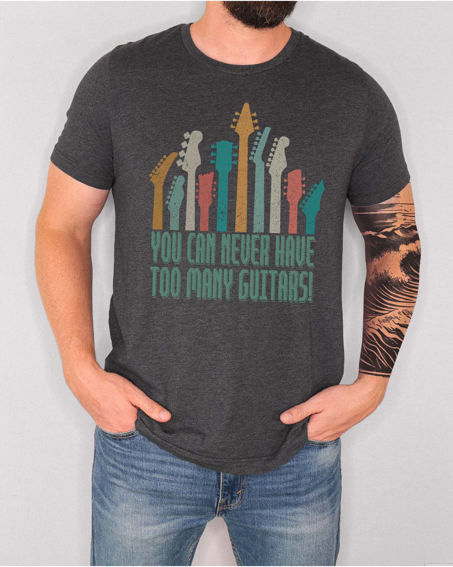 Never Too Many Guitars Tee