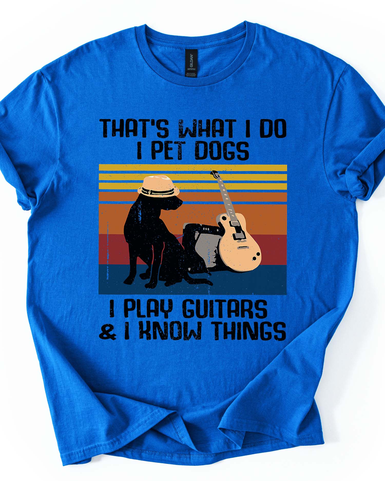 Pet Dogs Play Guitars Know Things Tee