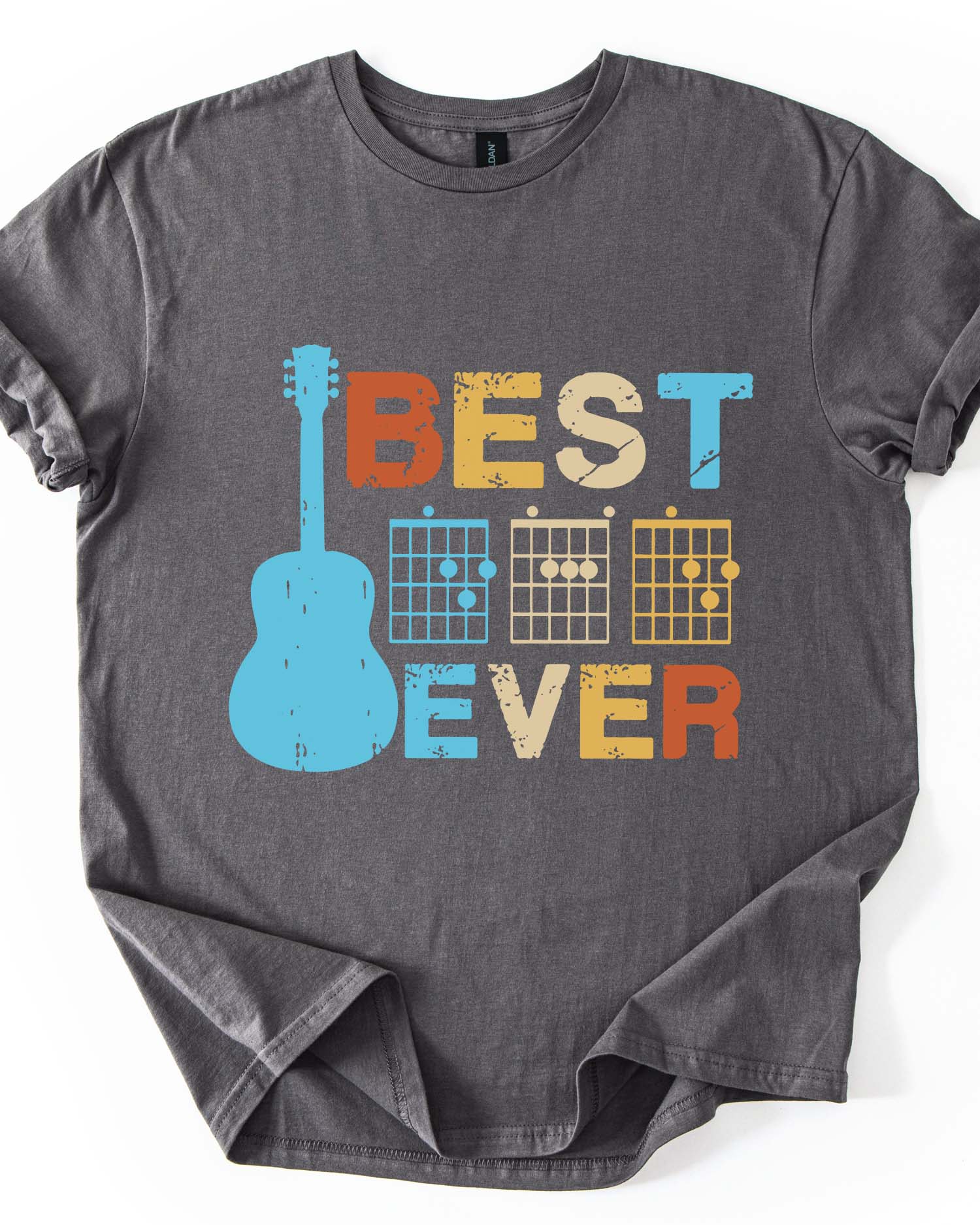 Retro Vintage  Dad Guitar T-Shirt