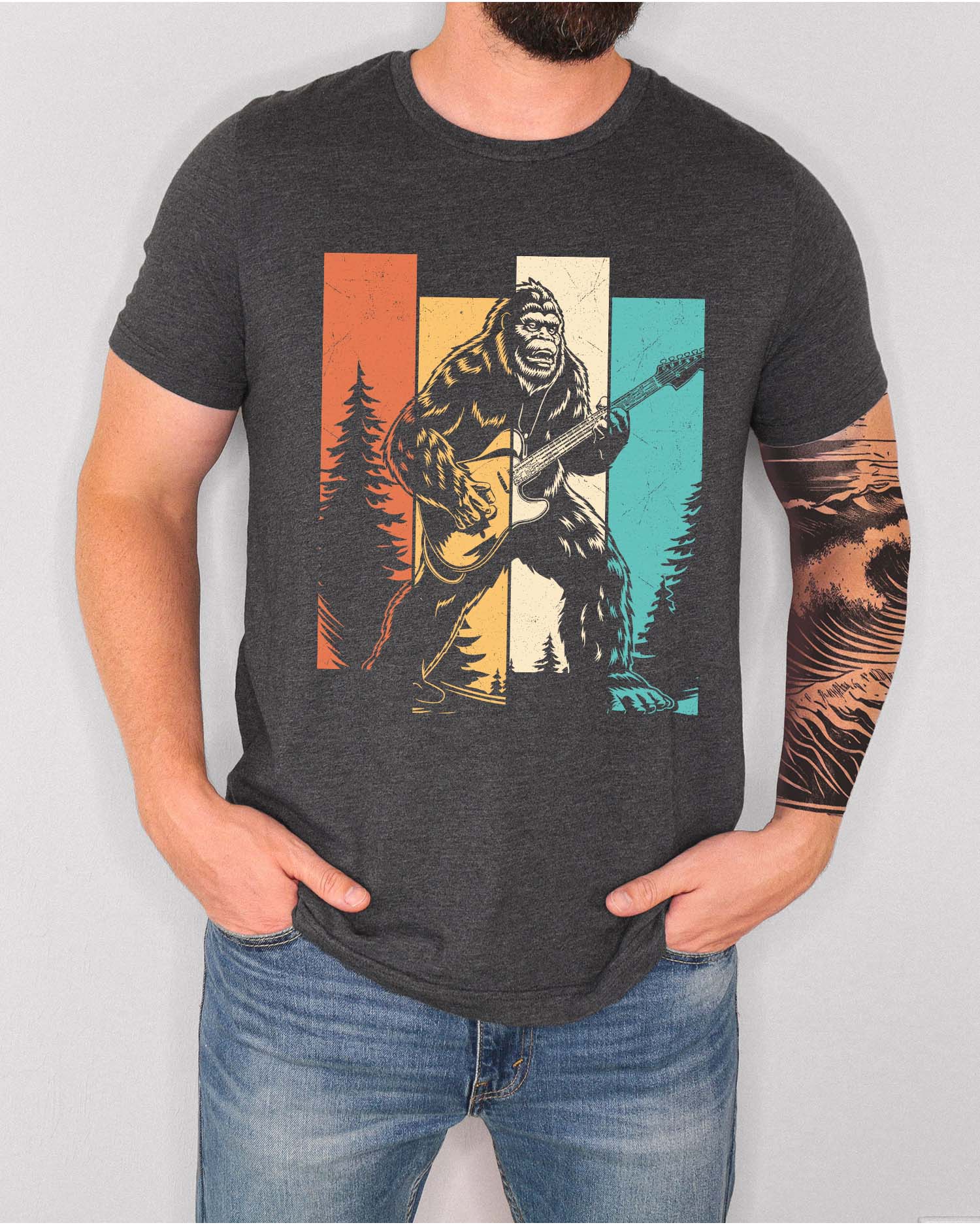 Bigfoot Guitar Tee