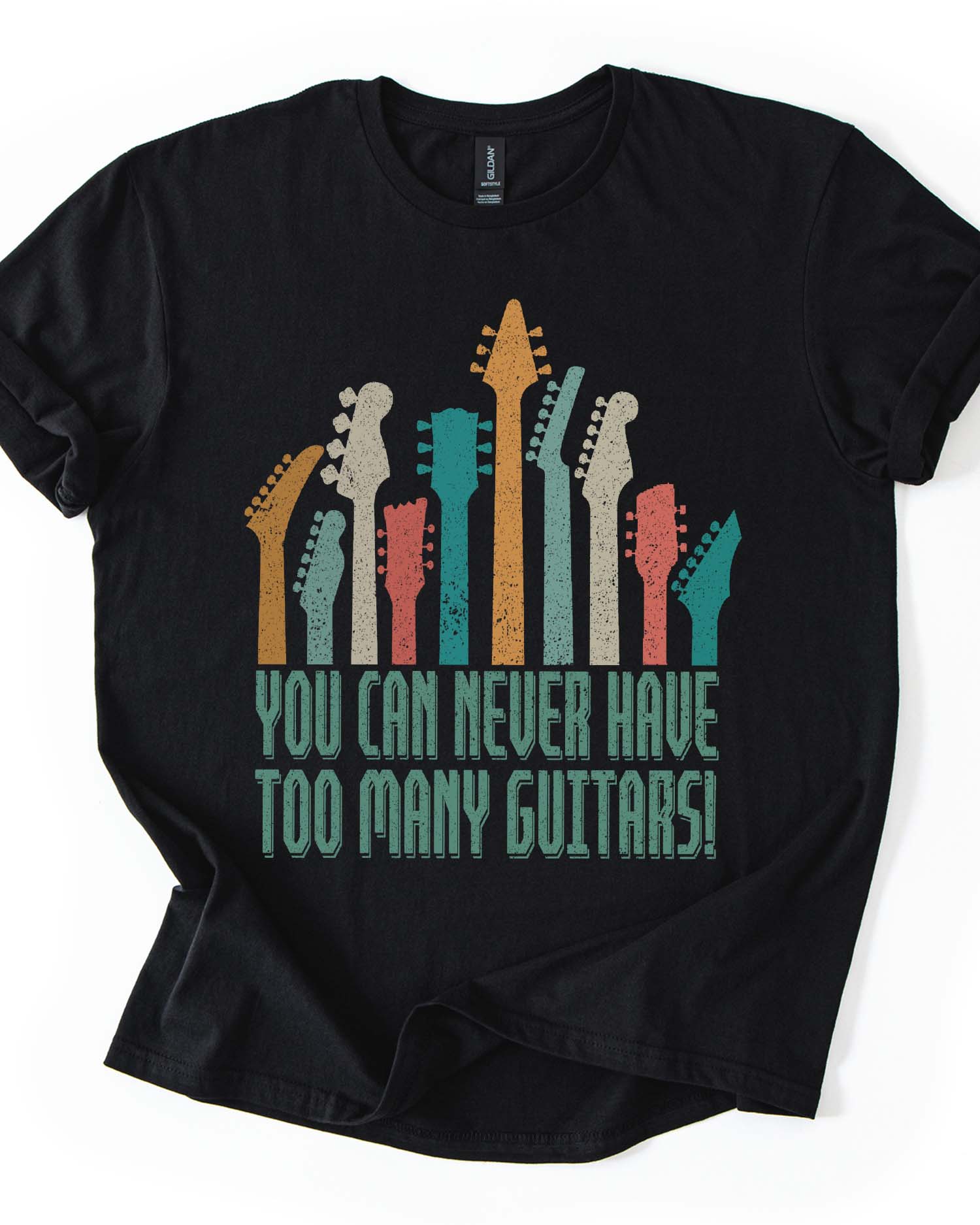 Never Too Many Guitars Tee