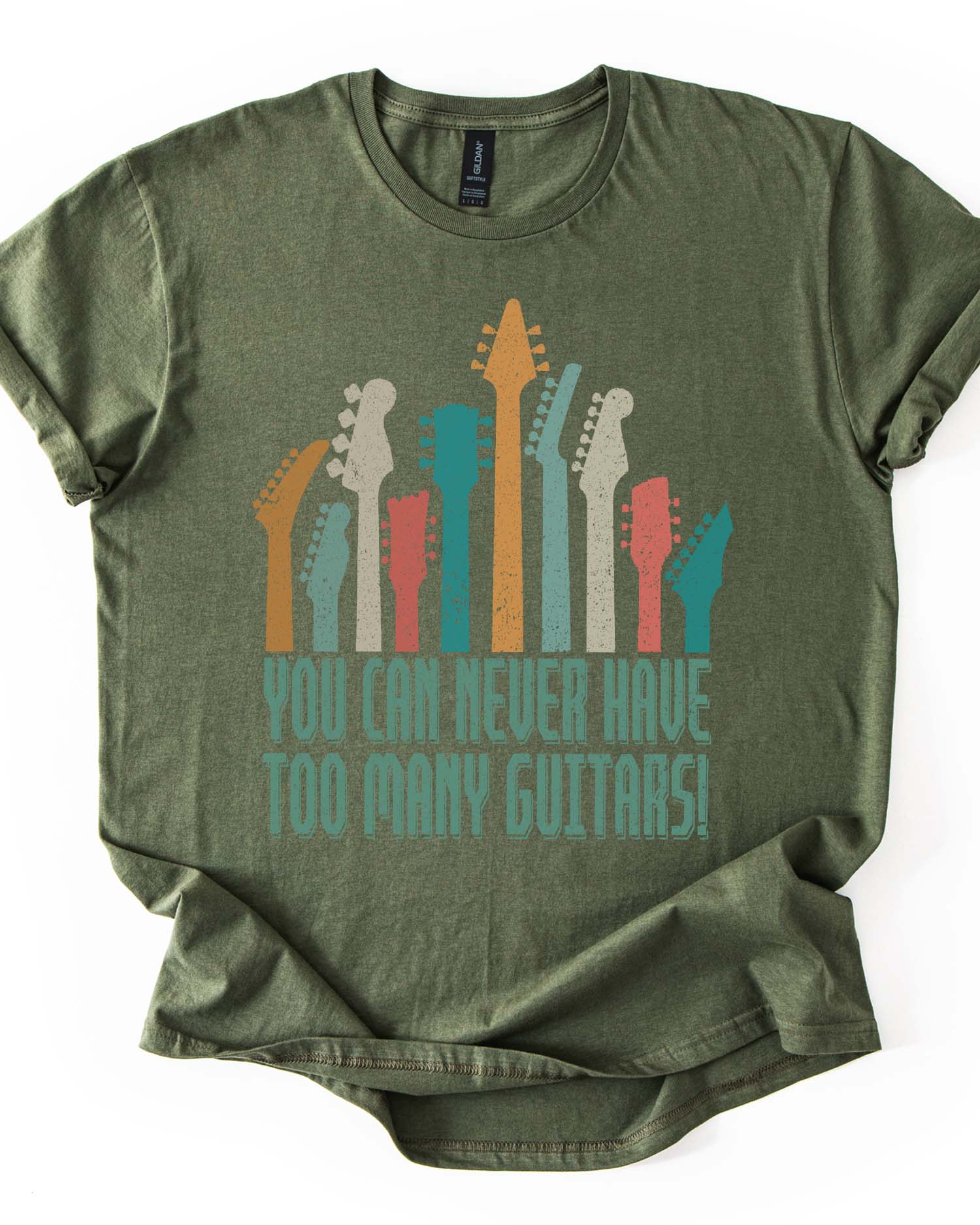 Never Too Many Guitars Tee