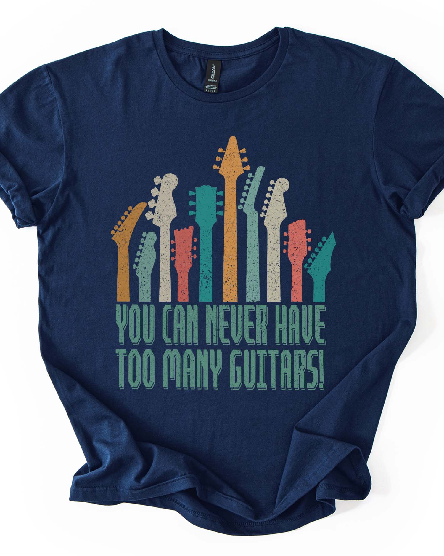 Never Too Many Guitars Tee