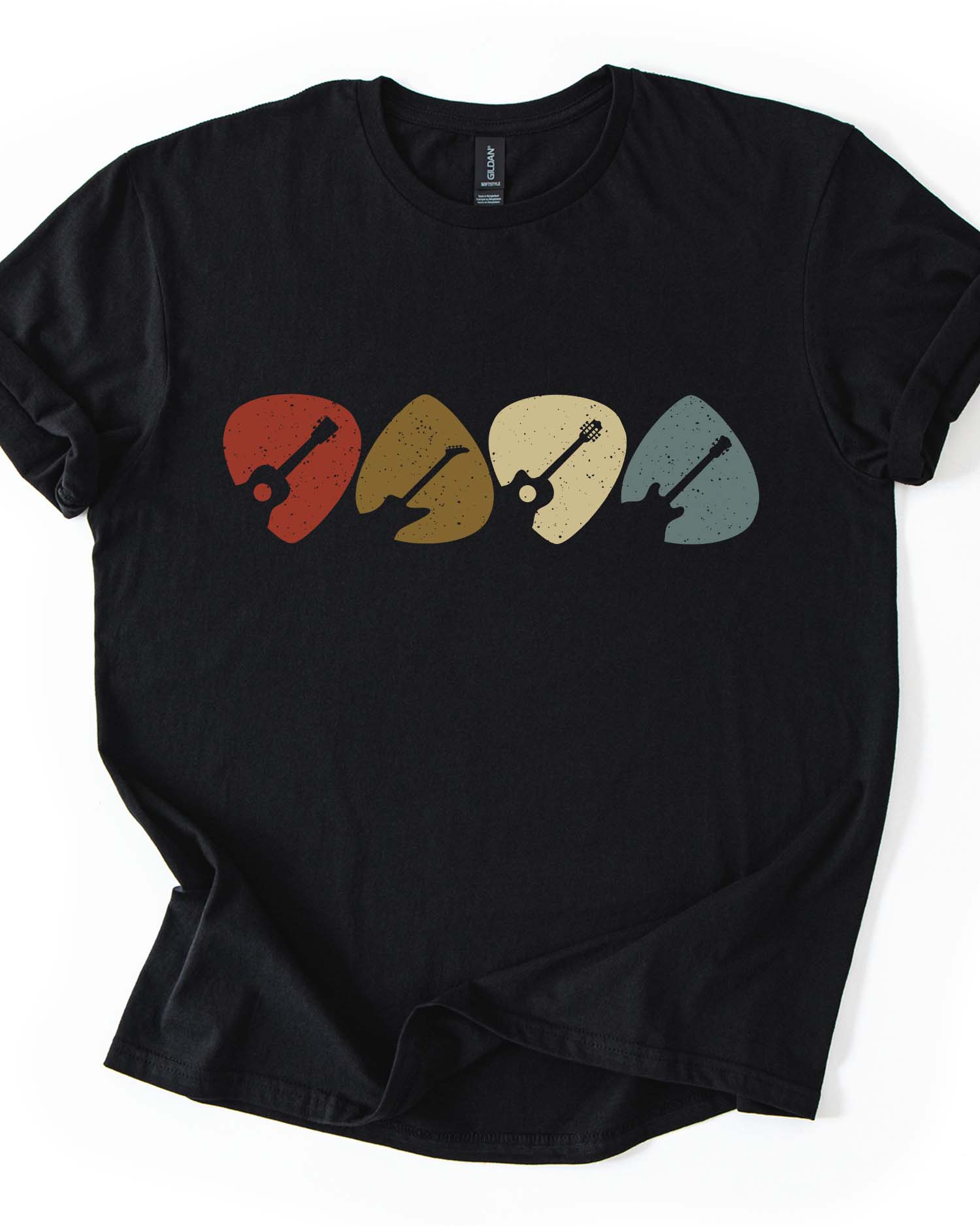 Retro Vintage Guitar Tee