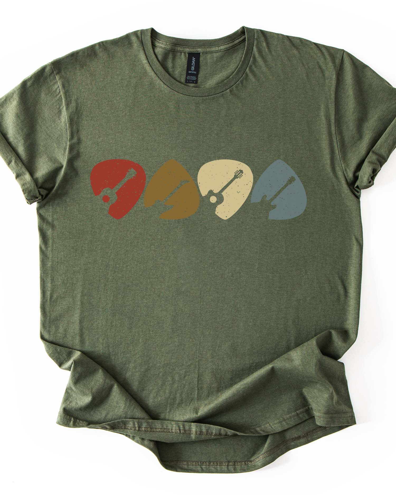 Retro Vintage Guitar Tee