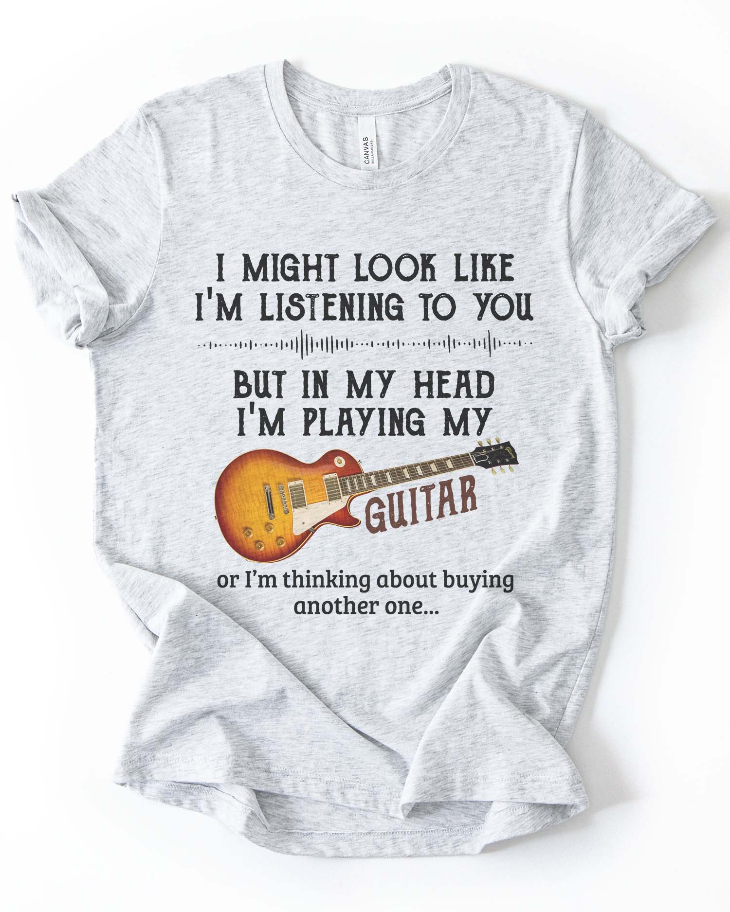 In My Head I'm Playing Guitar Tee