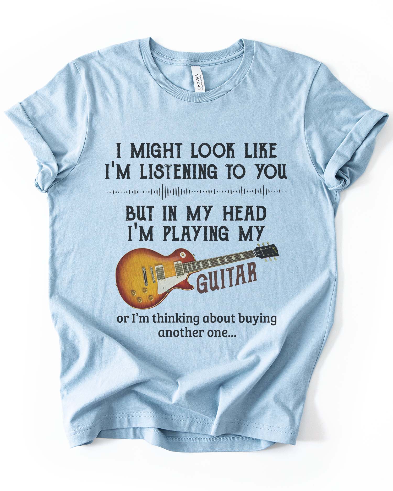 In My Head I'm Playing Guitar Tee
